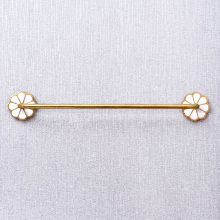 Set of 4 Mother of Pearl Bathroom Hardware Accessories